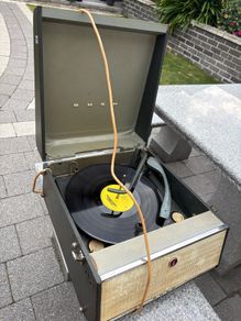 vintage record player