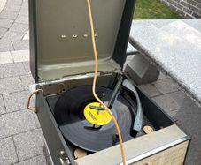 vintage record player