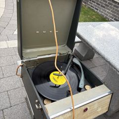 vintage record player