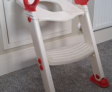 Foldable toilet training seat / steps