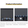 BlueTooth Thermal Receipt Printer, Mini Desktop Printer With Cut,58E 58mm Ticket Bill Thermal Printer, USB/Blue tooth Image 3