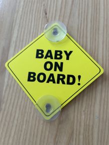 baby on board sign
