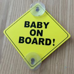 baby on board sign