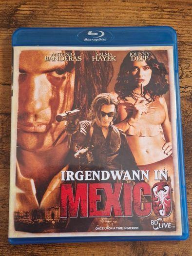 "Once Upon a Time in Mexico" Blu-ray, Import - free standard postage