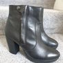 Leather Ankle Boots Size Uk 7 ( Eu 40) Image 7