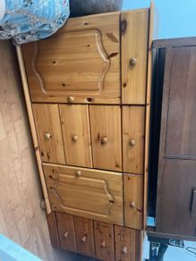 solid wood furniture desk table and chestdrawer