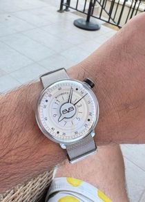 Bomberg BB-01 White & Silver (Quartz)