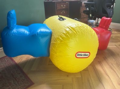 Inflatable see saw