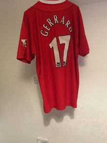 Authentic Gerrard 17 Reebok Liverpool Jersey