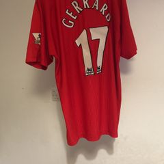 Authentic Gerrard 17 Reebok Liverpool Jersey