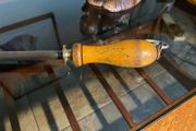 Vintage Sheffield Cast Steel Chef or Butchers Knife Sharpening Steel