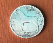 Irish silver half crown