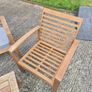 Solid Wood 4 Piece Garden Lounge Set. Always Stored Indoors! Image 3
