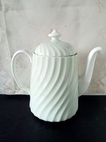 Rare Vintage 1940' Coffee Pot   Shell Pale  Green by MINTON
