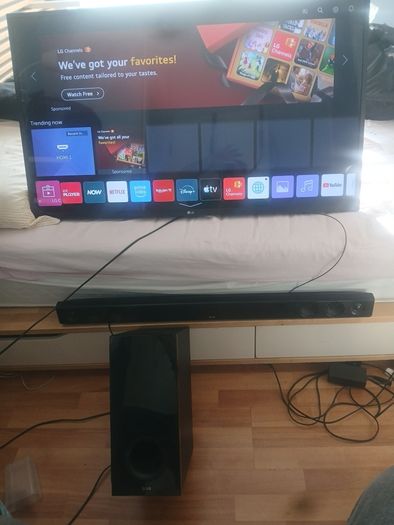 43" Smart LG TV with Soundbar & Subwoofer