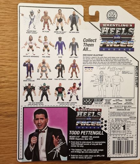 WWE Hasbro Wrestling Figures Luna Vachon - Todd Pettengill NEW
