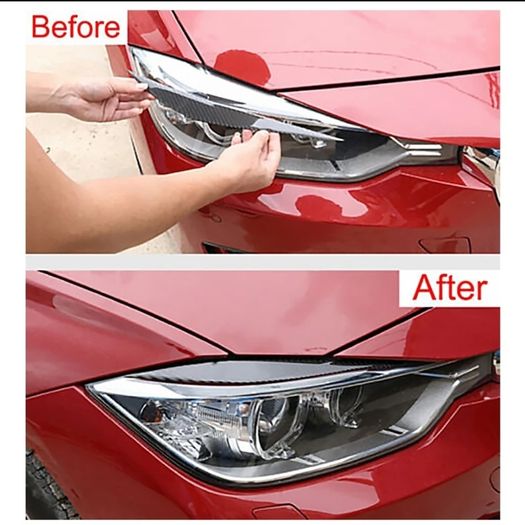 2Pcs/Set Carbon Fiber Headlight Eyebrows Eye Lid Cover fit for BMW 4 Series F32 F33 F36