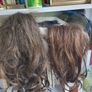 2 x synthetic hair pieces reduced Image 2