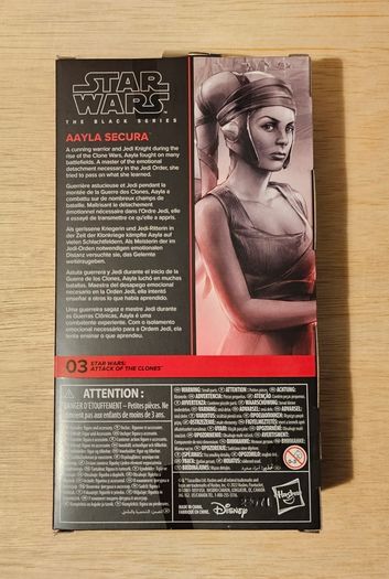 Star Wars Aayla Secura 6" Scale Black Series New & Unopened