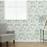 Laura Ashley duck egg Butterfly Garden wallpaper Image 2