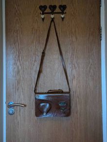 Leather briefcase