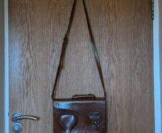 Leather briefcase