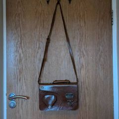 Leather briefcase