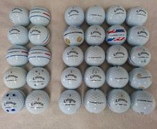30 Callaway Chrome Tour/Soft Golf Balls