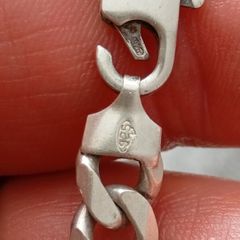 solid 18 thick chunky heavy Figaro chain reduced