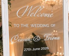 Personalised Wedding Mirror