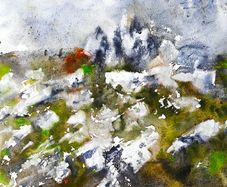 achill climb watercolour
