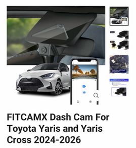 Dash cam Yaris Cross Fitcamx no wiring required