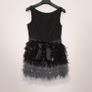 Ruby Ray Black Grey Ombre Ruffle Tiered Tulle Cocktail Mini Party Dress 10UK/38EU Image 8