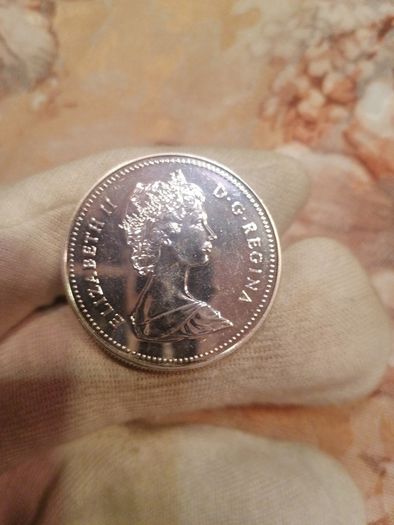 1989 Canada Silver Proof Dollar Coin