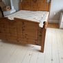 wooden double bed Image 2
