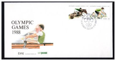 1988 Ireland Olympics Games Commemorative Stamps An Post First Day Cover (FDC)