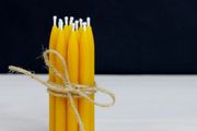 Natural Pure Beeswax Birthday candles