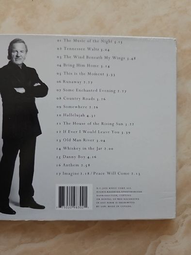 Colm Wilkinson CD - The Concert Songs