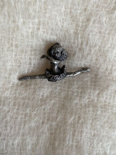 Vintage Art Deco Lead Free Pewter Ballerina