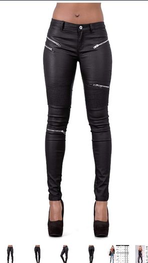 Biker trousers with zips size S-M