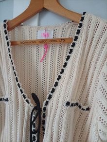 Cream crochet cardigan 16/18