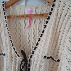 Cream crochet cardigan 16/18