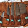 Handmade Damascus Set Knives 5 pcs Image 3