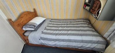 Solid Oak Bed