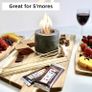 Concrete Table Top Fire Pit - Bioethanol Fire, Smokeless Fire Pit, Fire Bowl, Mini Personal Fireplace for Indoor and Outdoor Use (FREE POSTAGE) Image 5