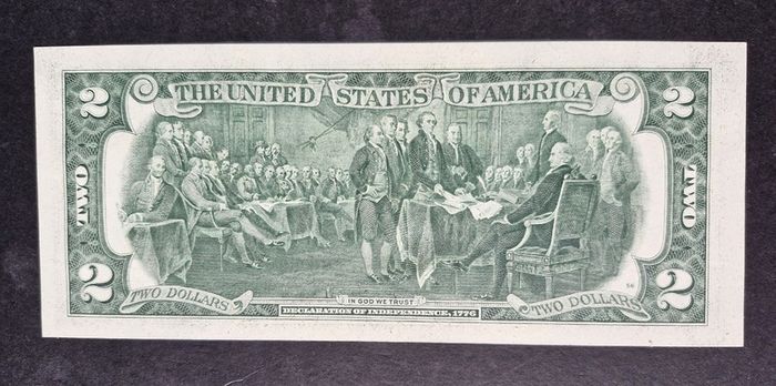 1976 Series 2 Dollar Bill Unc Jefferson Note (81a)