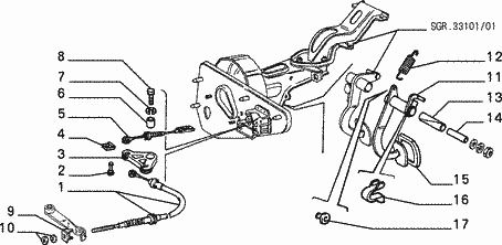 Clutch Cable (Fiat Tipo)