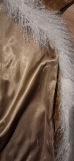 Rare Vintage 1999 Karen Millen Penny Lane Velvet Coat | Real Sheepskin Trim | Size 14 Afghan