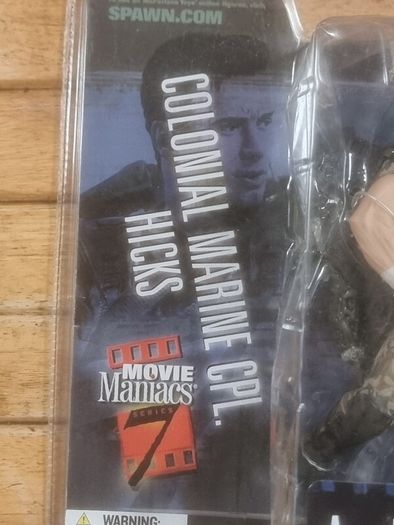 Aliens Colonial Marine Cpl. Hicks Action Figure (mcfarlane Movie Maniacs Series) [boxed]