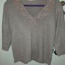 Tan Embellished Elizabeth Scott Jumper , Size S/M (UK 10) , Excellent Condition Image 6